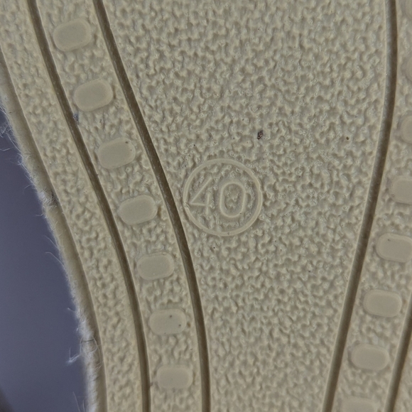 Verbenas Espadrilles Carmen Suede Leather Closed Toe Stone EU40 US 9 NWOB - Picture 12 of 16